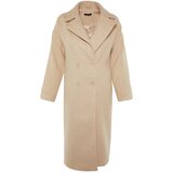 Trendyol Coat - Brown - Double-breasted | Shoptok.si