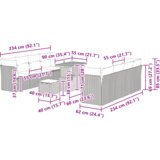 vidaXL set za vrtni kauč s jastučićima, crni poli ratan, set za vrtnu blagovaonicu s jastučićima, crni poli ratan | shoptok.hr