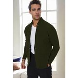 Dewberry 87095 Mens Knitwear Cardigan-Khaki Cijene