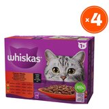Whiskas Vlažna hrana za mačke, Više vrsta mesa, 12x85g, 4 pakovanja | Eponuda.com