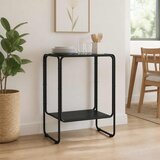  Komoda Crni hrast 60 x 38 x 75 cm Prerađeno drvo Slike