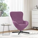  Jajolika fotelja Ljubičasta 63 x 73 x 90 cm Baršun | Shoptok.si