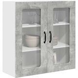 vidaXL Stenska kuhinjska omarica z vrati Betonsko siva 80 x 31 x 80 cm | Shoptok.si