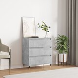  Komoda siva boja betona 60x35x70 cm od konstruiranog drva | shoptok.hr