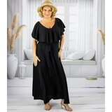 Pri Airy maxi dress with ruffles and waist tie STELLA | shoptok.hr