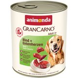  Ekonomično pakiranje animonda GranCarno Original 12 x 800 g - Govedina i pačja srca | shoptok.hr