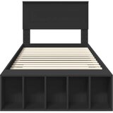  Okvir za krevet Crna 90 x 190 cm Konstruirano drvo - Crna 90 x 190 cm | shoptok.hr
