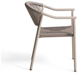 Kave Home Smeđe-siva vrtna stolica od ratana Livadia – | shoptok.hr