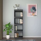 vidaXL Ormarić za knjige / sobna pregrada sivi 40x35x135 cm borovina | shoptok.hr