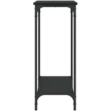  Konzolni stol crni 101 x 30,5 x 75 cm od konstruiranog drva | shoptok.hr