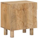  Ručno rađeni noćni ormarić Tamnije smeđi teak 40 x 30 x 45 cm | shoptok.hr