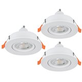 Eglo 902242 - set 3x led ugradni stropni spot barranco 1xGU10/4,5W/230V bela | Eponuda.com