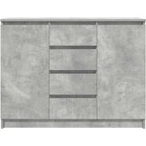  Komoda s ladicama beton siva 100,5x35x76 cm konstruirano drvo | shoptok.hr