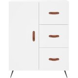  Visoka komoda bijela 69,5x34x180 cm konstruirano drvo | shoptok.hr