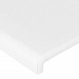  Uzglavlje s ušima bijelo 183x16x78/88 cm od umjetne kože | Eponuda.com
