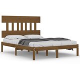  Okvir za krevet od masivne borovine boja meda 200 x 200 cm | shoptok.hr