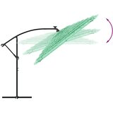  Vrtni suncobran s drvenim stupom zeleni 269x269x235 cm | shoptok.hr