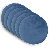  Presvlaka za jastuk 6 pcs HEERLEN Svjetloplava Ø 40 cm Flanel | shoptok.hr