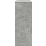 vidaXL Barska miza s policami betonsko siva 90x40x103,5 cm inž. les | Shoptok.si