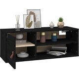  Zidni ormarić crni 80 x 30 x 30 cm od masivne borovine | shoptok.hr