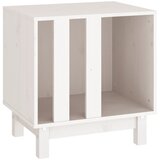  Kućica za pse bijela 50 x 40 x 52 cm od masivne borovine | shoptok.hr
