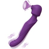 Tracy&#039;s Dog Tracy&#39;s Dog Wand - vodootporan, punjiv, pulsirajući vibrator za masažu (ljubičasti) Cijene