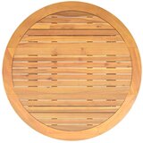  Vrtni stol s pločom od drva bagrema crni Ø 110x71 cm poliratan | shoptok.hr