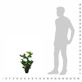  Umjetna Hortenzija s Posudom 60 cm Bijela | Eponuda.com