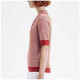 Fred Perry GINGHAM KNITTED SHIRT Crvena | shoptok.hr
