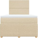  Krevet box spring s madracem krem 120 x 190 cm od tkanine | shoptok.hr