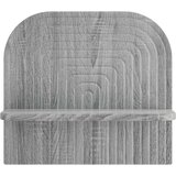  Zidna polica 2 kom. Siva Sonoma 41 x 13,5 x 37,5 cm Slike