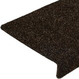  Prostirke za stepenice samoljepljive 15 kom 65x21x4 cm tamnosmeđe pravokutne rubove | shoptok.hr