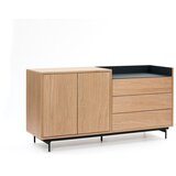 Teulat Svjetlosmeđe-plava komoda Valley, širina 150 cm | shoptok.hr