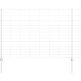 vidaXL Ograda od cijevi 22 kom U-kanal 150 cm Galvanizirani čelik | shoptok.hr