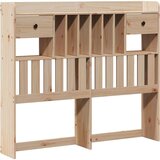 vidaXL Posteljni okvir brez vzmetnice 135x190 cm trdna borovina | Shoptok.si
