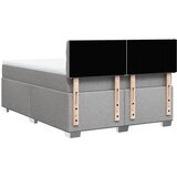  Krevet box spring s madracem svjetlosiva 160x200 cm tkanina | shoptok.hr