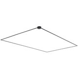 QAZQA Modern railsysteem zwart 1-fase 1000 cm met ronde voeding - Magnetic | Shoptok.si