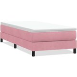 Box Spring krevet bez madraca ružičasti 80x210 cm samt | shoptok.hr