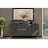 Hanah home komoda fuga KB150 anthracite silver Cene