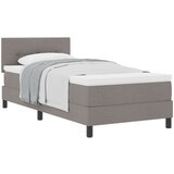 vidaXL krevet s kutijom opruga s madracem taupe 90x200 cm tkanina Cijene