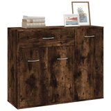 Komoda boja dimljenog hrasta 88x30x70 cm od konstruiranog drva | shoptok.hr