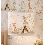  Dečija stona lampa KIDS ROOM 1xE27/60W/230V, prečnik 18 cm, sa motivom životinjica | Eponuda.com