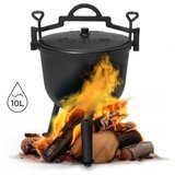 MULTIGARDEN Liveni gvozdeni kotlić 10l lovački lonac | ePonuda.com