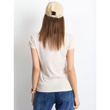 BASIC Feel Good T-shirt-RV-TS-4837.11P-light beige | Shoptok.si