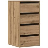  Kutna komoda s ladicama boja artisian hrast 40x41x76 cm drveni | shoptok.hr