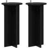  Stalak za biljke 2 pcs Crna 29 5 x 29 5 x 60 cm | shoptok.hr