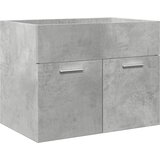  3-dijelni set kupaonskog namještaja siva boja betona drveni 60 x 38.5 x 46 cm | Shoptok.si