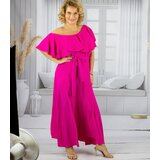 Pri Airy maxi dress with ruffles and waist tie STELLA | shoptok.hr