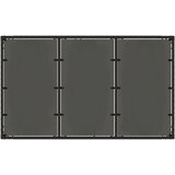  Vrtni stol sa staklenom pločom crni 150x90x75 cm od poliratana | Eponuda.com