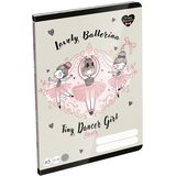 ICO ICO: LizzySuli Lovely Ballerina Tiny Dancer črtan zvezek za 4. razred A/5 21-32 Cene